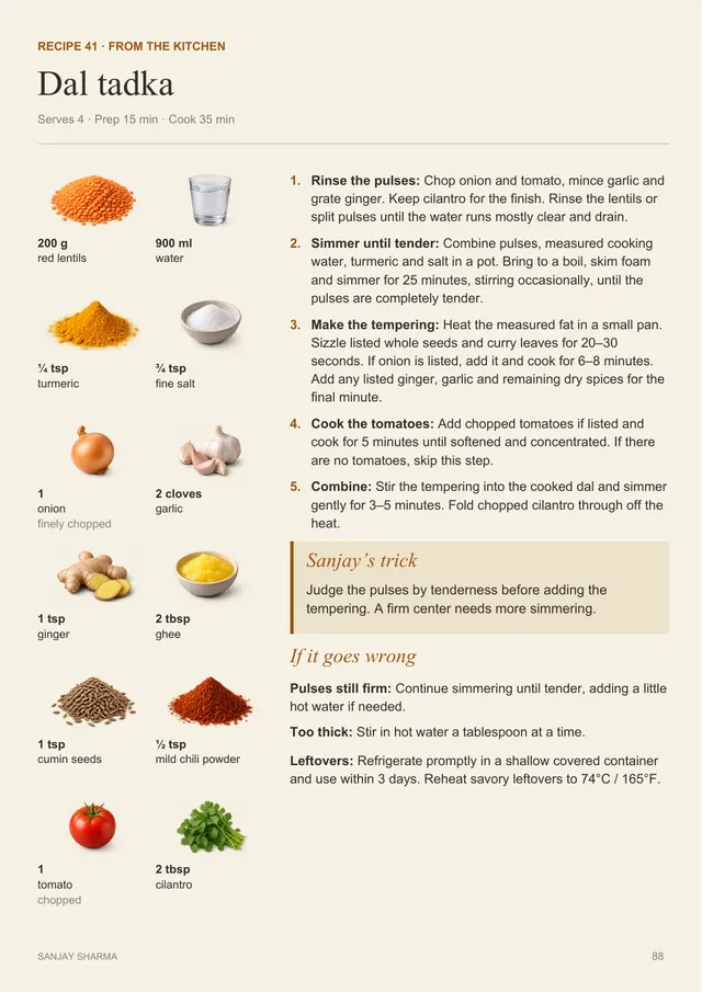 …its recipe page